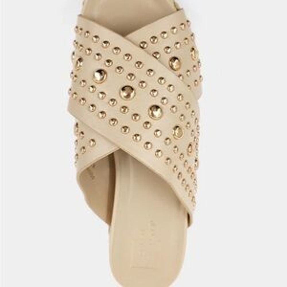 SHUSHOP Women's Beige Kaia Platform Sandals Size 8 NWT - Picture 5 of 11